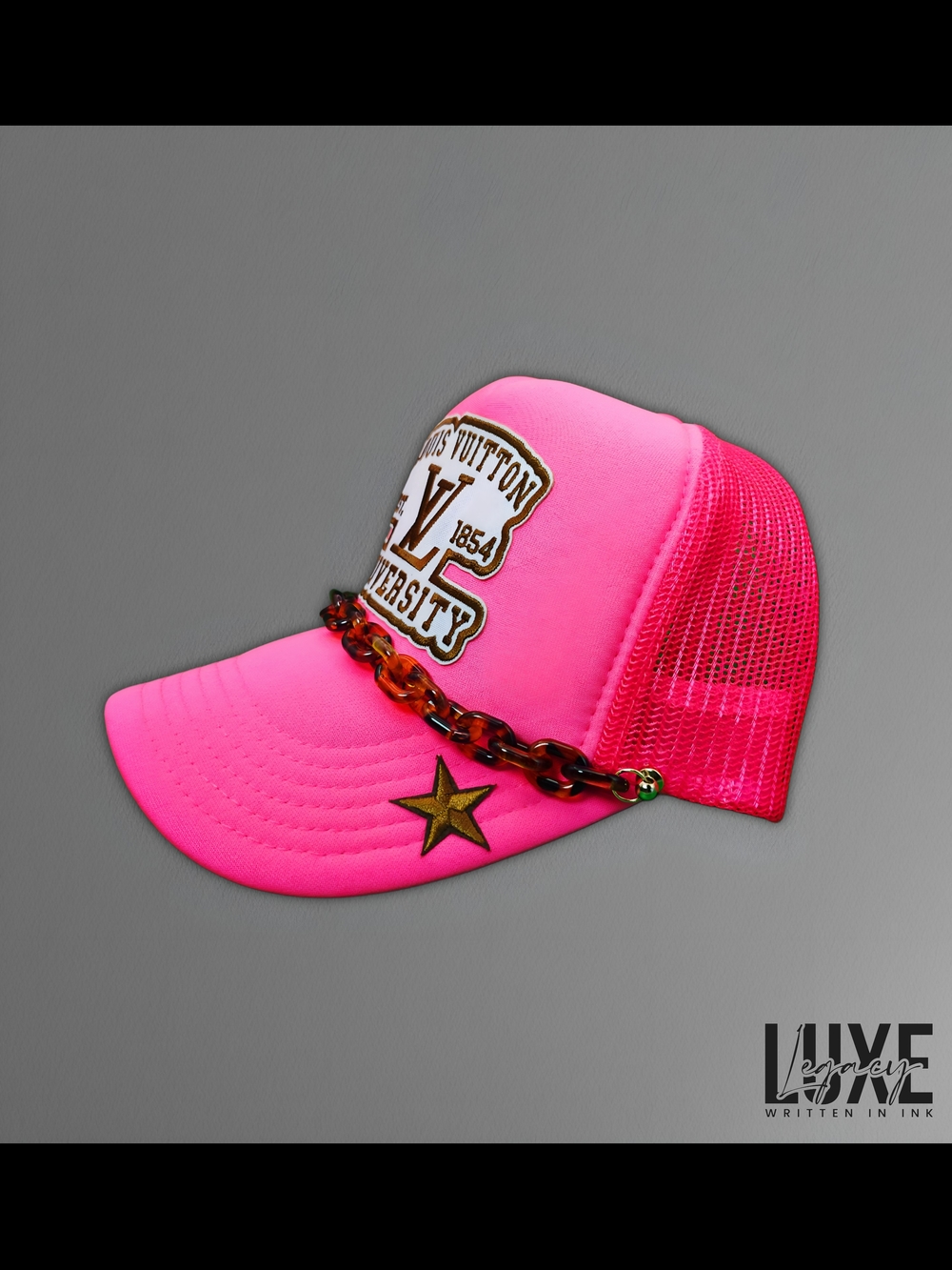 Custom Hot Pink OTTO Trucker Hat